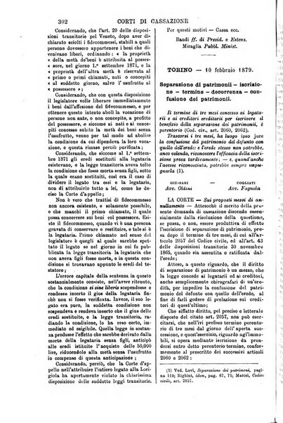 Annali della giurisprudenza italiana raccolta generale delle decisioni delle Corti di cassazione e d'appello in materia civile, criminale, commerciale, di diritto pubblico e amministrativo, e di procedura civile e penale