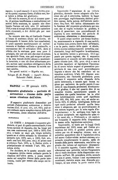 Annali della giurisprudenza italiana raccolta generale delle decisioni delle Corti di cassazione e d'appello in materia civile, criminale, commerciale, di diritto pubblico e amministrativo, e di procedura civile e penale