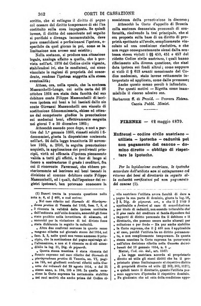 Annali della giurisprudenza italiana raccolta generale delle decisioni delle Corti di cassazione e d'appello in materia civile, criminale, commerciale, di diritto pubblico e amministrativo, e di procedura civile e penale