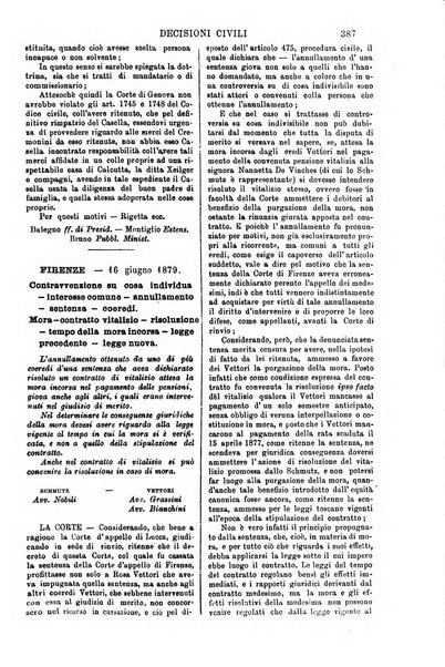 Annali della giurisprudenza italiana raccolta generale delle decisioni delle Corti di cassazione e d'appello in materia civile, criminale, commerciale, di diritto pubblico e amministrativo, e di procedura civile e penale