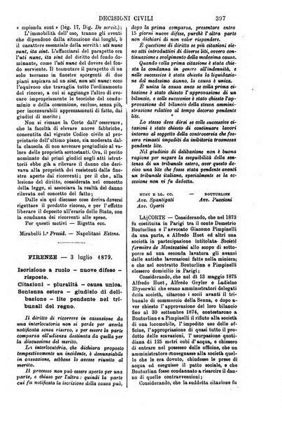 Annali della giurisprudenza italiana raccolta generale delle decisioni delle Corti di cassazione e d'appello in materia civile, criminale, commerciale, di diritto pubblico e amministrativo, e di procedura civile e penale