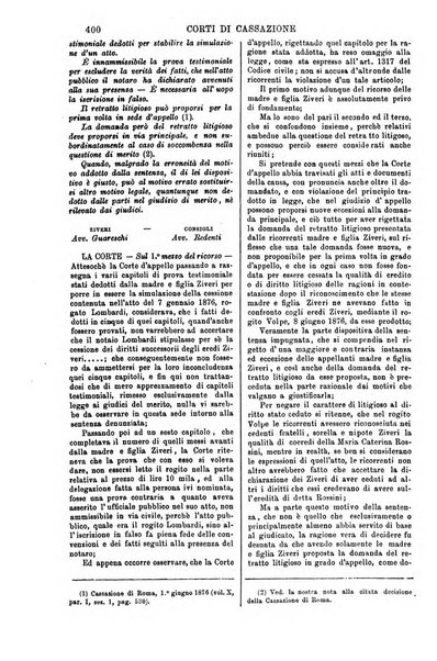 Annali della giurisprudenza italiana raccolta generale delle decisioni delle Corti di cassazione e d'appello in materia civile, criminale, commerciale, di diritto pubblico e amministrativo, e di procedura civile e penale