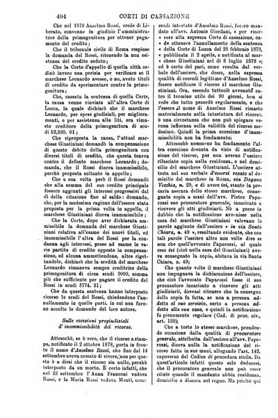 Annali della giurisprudenza italiana raccolta generale delle decisioni delle Corti di cassazione e d'appello in materia civile, criminale, commerciale, di diritto pubblico e amministrativo, e di procedura civile e penale