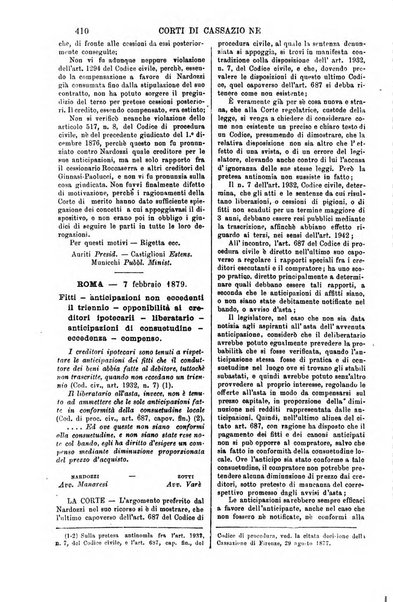 Annali della giurisprudenza italiana raccolta generale delle decisioni delle Corti di cassazione e d'appello in materia civile, criminale, commerciale, di diritto pubblico e amministrativo, e di procedura civile e penale