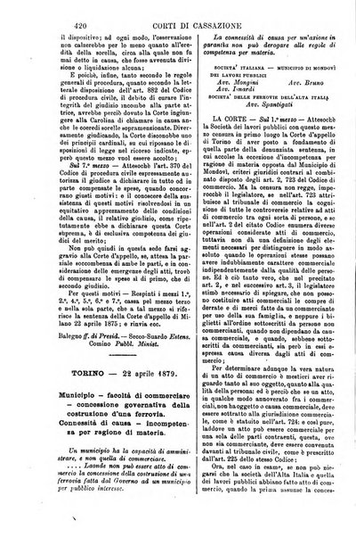 Annali della giurisprudenza italiana raccolta generale delle decisioni delle Corti di cassazione e d'appello in materia civile, criminale, commerciale, di diritto pubblico e amministrativo, e di procedura civile e penale