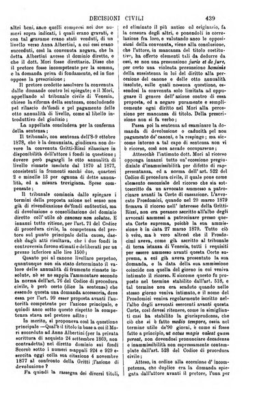 Annali della giurisprudenza italiana raccolta generale delle decisioni delle Corti di cassazione e d'appello in materia civile, criminale, commerciale, di diritto pubblico e amministrativo, e di procedura civile e penale