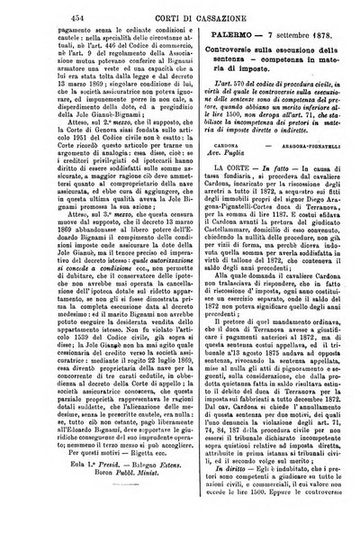 Annali della giurisprudenza italiana raccolta generale delle decisioni delle Corti di cassazione e d'appello in materia civile, criminale, commerciale, di diritto pubblico e amministrativo, e di procedura civile e penale