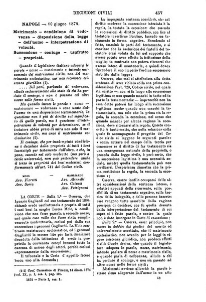 Annali della giurisprudenza italiana raccolta generale delle decisioni delle Corti di cassazione e d'appello in materia civile, criminale, commerciale, di diritto pubblico e amministrativo, e di procedura civile e penale