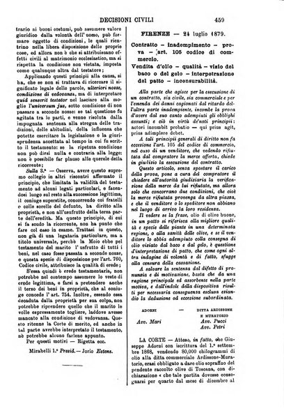 Annali della giurisprudenza italiana raccolta generale delle decisioni delle Corti di cassazione e d'appello in materia civile, criminale, commerciale, di diritto pubblico e amministrativo, e di procedura civile e penale