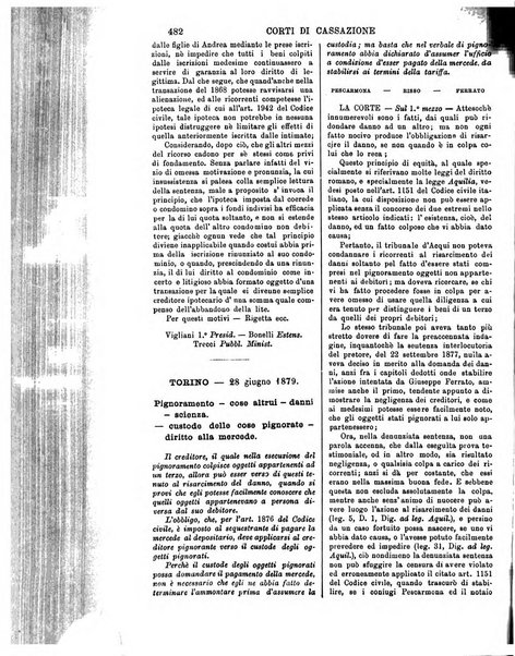 Annali della giurisprudenza italiana raccolta generale delle decisioni delle Corti di cassazione e d'appello in materia civile, criminale, commerciale, di diritto pubblico e amministrativo, e di procedura civile e penale