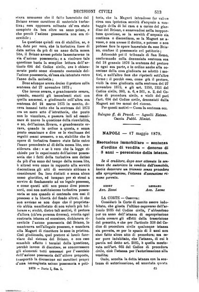 Annali della giurisprudenza italiana raccolta generale delle decisioni delle Corti di cassazione e d'appello in materia civile, criminale, commerciale, di diritto pubblico e amministrativo, e di procedura civile e penale