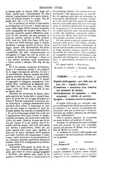 Annali della giurisprudenza italiana raccolta generale delle decisioni delle Corti di cassazione e d'appello in materia civile, criminale, commerciale, di diritto pubblico e amministrativo, e di procedura civile e penale