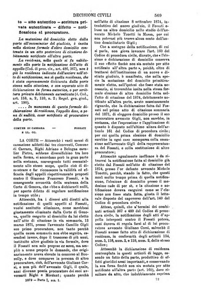 Annali della giurisprudenza italiana raccolta generale delle decisioni delle Corti di cassazione e d'appello in materia civile, criminale, commerciale, di diritto pubblico e amministrativo, e di procedura civile e penale