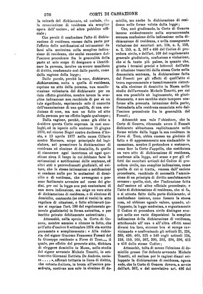 Annali della giurisprudenza italiana raccolta generale delle decisioni delle Corti di cassazione e d'appello in materia civile, criminale, commerciale, di diritto pubblico e amministrativo, e di procedura civile e penale