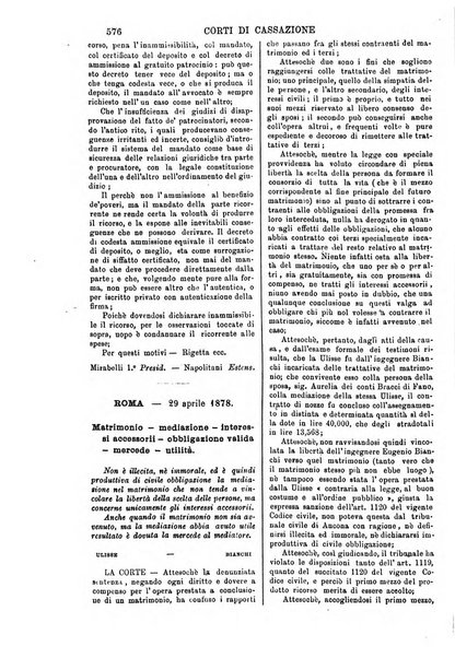 Annali della giurisprudenza italiana raccolta generale delle decisioni delle Corti di cassazione e d'appello in materia civile, criminale, commerciale, di diritto pubblico e amministrativo, e di procedura civile e penale