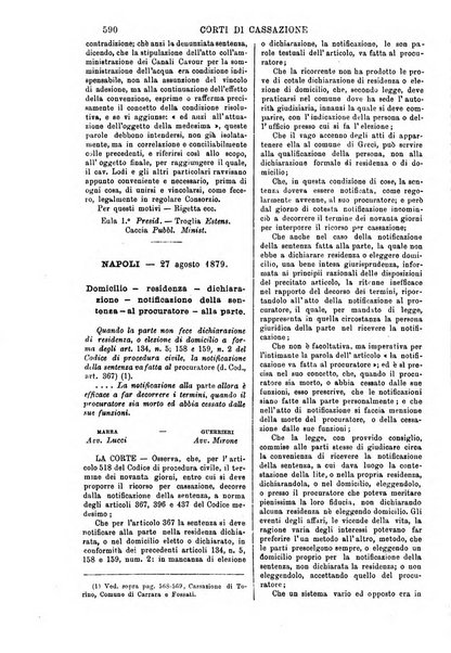 Annali della giurisprudenza italiana raccolta generale delle decisioni delle Corti di cassazione e d'appello in materia civile, criminale, commerciale, di diritto pubblico e amministrativo, e di procedura civile e penale