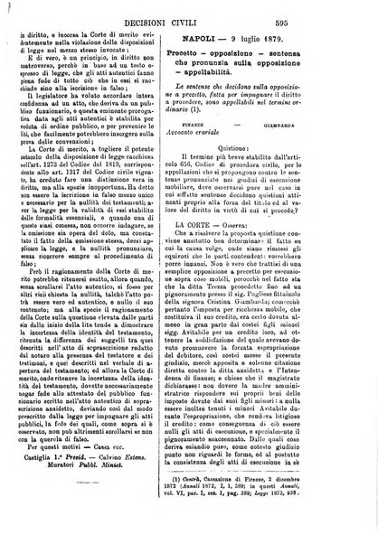 Annali della giurisprudenza italiana raccolta generale delle decisioni delle Corti di cassazione e d'appello in materia civile, criminale, commerciale, di diritto pubblico e amministrativo, e di procedura civile e penale