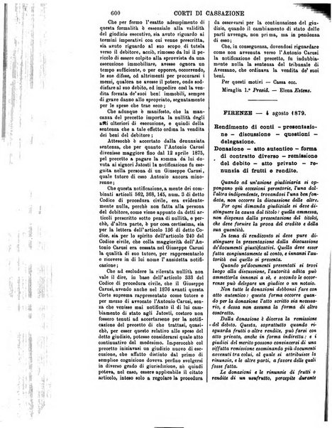 Annali della giurisprudenza italiana raccolta generale delle decisioni delle Corti di cassazione e d'appello in materia civile, criminale, commerciale, di diritto pubblico e amministrativo, e di procedura civile e penale