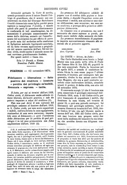 Annali della giurisprudenza italiana raccolta generale delle decisioni delle Corti di cassazione e d'appello in materia civile, criminale, commerciale, di diritto pubblico e amministrativo, e di procedura civile e penale