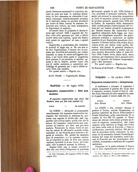 Annali della giurisprudenza italiana raccolta generale delle decisioni delle Corti di cassazione e d'appello in materia civile, criminale, commerciale, di diritto pubblico e amministrativo, e di procedura civile e penale