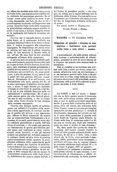 Annali della giurisprudenza italiana raccolta generale delle decisioni delle Corti di cassazione e d'appello in materia civile, criminale, commerciale, di diritto pubblico e amministrativo, e di procedura civile e penale