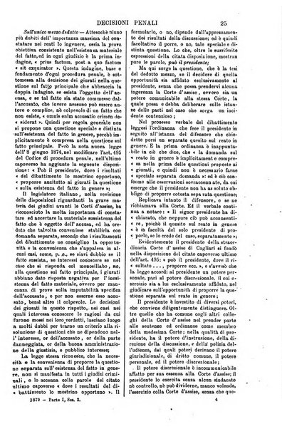 Annali della giurisprudenza italiana raccolta generale delle decisioni delle Corti di cassazione e d'appello in materia civile, criminale, commerciale, di diritto pubblico e amministrativo, e di procedura civile e penale