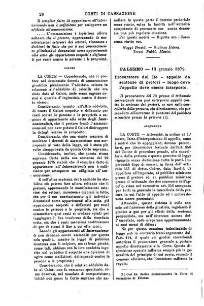 Annali della giurisprudenza italiana raccolta generale delle decisioni delle Corti di cassazione e d'appello in materia civile, criminale, commerciale, di diritto pubblico e amministrativo, e di procedura civile e penale