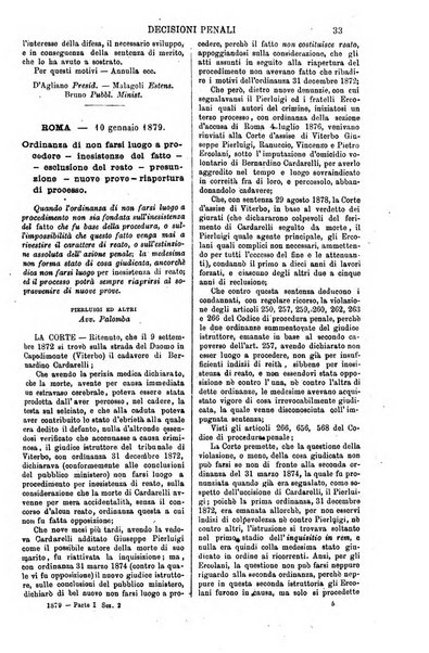 Annali della giurisprudenza italiana raccolta generale delle decisioni delle Corti di cassazione e d'appello in materia civile, criminale, commerciale, di diritto pubblico e amministrativo, e di procedura civile e penale