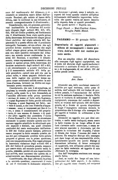 Annali della giurisprudenza italiana raccolta generale delle decisioni delle Corti di cassazione e d'appello in materia civile, criminale, commerciale, di diritto pubblico e amministrativo, e di procedura civile e penale