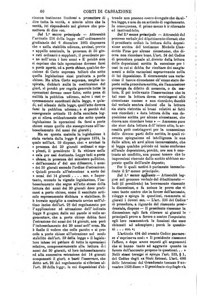 Annali della giurisprudenza italiana raccolta generale delle decisioni delle Corti di cassazione e d'appello in materia civile, criminale, commerciale, di diritto pubblico e amministrativo, e di procedura civile e penale