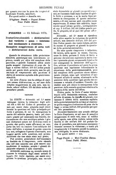 Annali della giurisprudenza italiana raccolta generale delle decisioni delle Corti di cassazione e d'appello in materia civile, criminale, commerciale, di diritto pubblico e amministrativo, e di procedura civile e penale