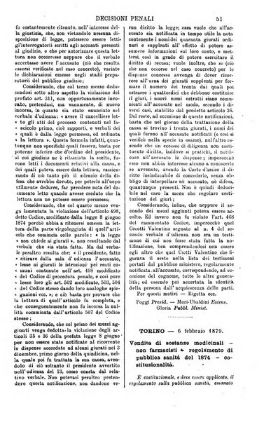 Annali della giurisprudenza italiana raccolta generale delle decisioni delle Corti di cassazione e d'appello in materia civile, criminale, commerciale, di diritto pubblico e amministrativo, e di procedura civile e penale