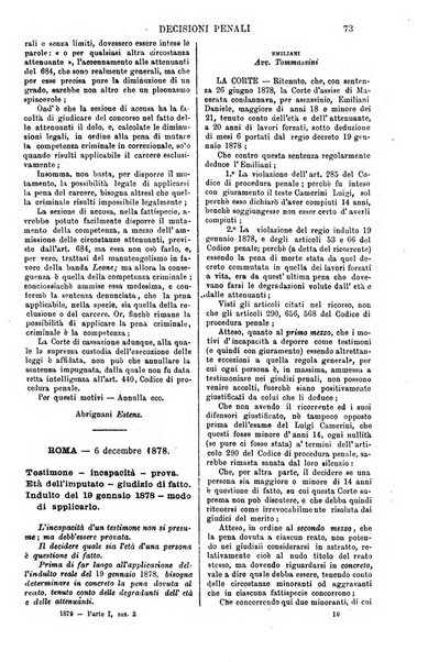 Annali della giurisprudenza italiana raccolta generale delle decisioni delle Corti di cassazione e d'appello in materia civile, criminale, commerciale, di diritto pubblico e amministrativo, e di procedura civile e penale