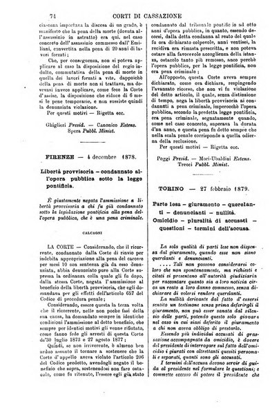 Annali della giurisprudenza italiana raccolta generale delle decisioni delle Corti di cassazione e d'appello in materia civile, criminale, commerciale, di diritto pubblico e amministrativo, e di procedura civile e penale