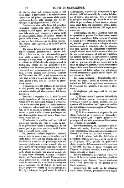 Annali della giurisprudenza italiana raccolta generale delle decisioni delle Corti di cassazione e d'appello in materia civile, criminale, commerciale, di diritto pubblico e amministrativo, e di procedura civile e penale