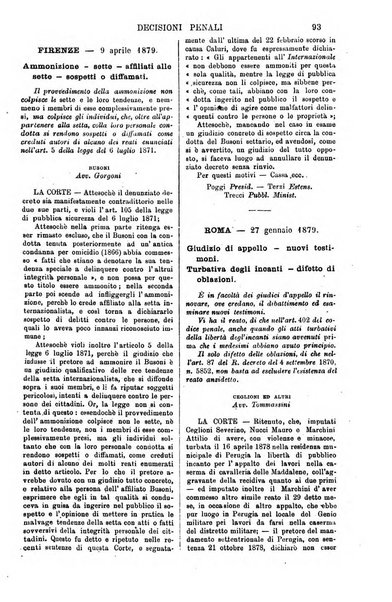 Annali della giurisprudenza italiana raccolta generale delle decisioni delle Corti di cassazione e d'appello in materia civile, criminale, commerciale, di diritto pubblico e amministrativo, e di procedura civile e penale