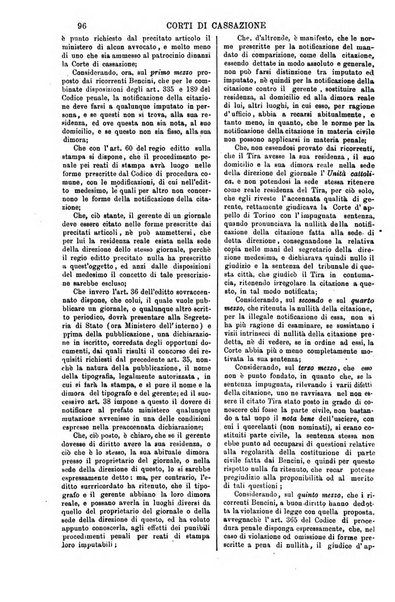 Annali della giurisprudenza italiana raccolta generale delle decisioni delle Corti di cassazione e d'appello in materia civile, criminale, commerciale, di diritto pubblico e amministrativo, e di procedura civile e penale