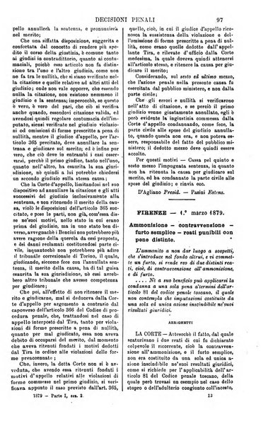 Annali della giurisprudenza italiana raccolta generale delle decisioni delle Corti di cassazione e d'appello in materia civile, criminale, commerciale, di diritto pubblico e amministrativo, e di procedura civile e penale