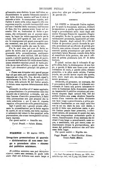 Annali della giurisprudenza italiana raccolta generale delle decisioni delle Corti di cassazione e d'appello in materia civile, criminale, commerciale, di diritto pubblico e amministrativo, e di procedura civile e penale