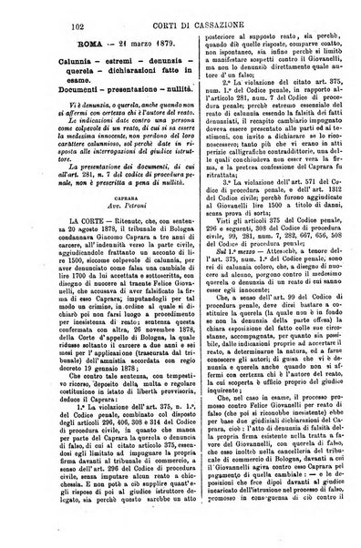 Annali della giurisprudenza italiana raccolta generale delle decisioni delle Corti di cassazione e d'appello in materia civile, criminale, commerciale, di diritto pubblico e amministrativo, e di procedura civile e penale