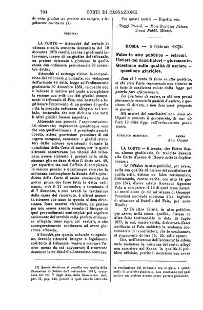 Annali della giurisprudenza italiana raccolta generale delle decisioni delle Corti di cassazione e d'appello in materia civile, criminale, commerciale, di diritto pubblico e amministrativo, e di procedura civile e penale