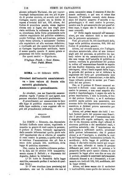 Annali della giurisprudenza italiana raccolta generale delle decisioni delle Corti di cassazione e d'appello in materia civile, criminale, commerciale, di diritto pubblico e amministrativo, e di procedura civile e penale