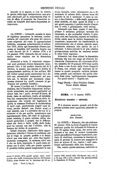 Annali della giurisprudenza italiana raccolta generale delle decisioni delle Corti di cassazione e d'appello in materia civile, criminale, commerciale, di diritto pubblico e amministrativo, e di procedura civile e penale