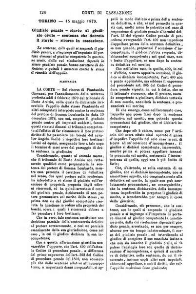 Annali della giurisprudenza italiana raccolta generale delle decisioni delle Corti di cassazione e d'appello in materia civile, criminale, commerciale, di diritto pubblico e amministrativo, e di procedura civile e penale