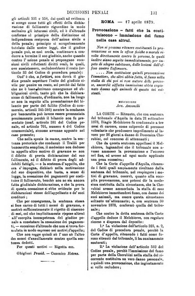 Annali della giurisprudenza italiana raccolta generale delle decisioni delle Corti di cassazione e d'appello in materia civile, criminale, commerciale, di diritto pubblico e amministrativo, e di procedura civile e penale