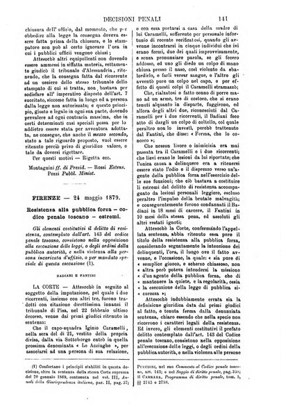 Annali della giurisprudenza italiana raccolta generale delle decisioni delle Corti di cassazione e d'appello in materia civile, criminale, commerciale, di diritto pubblico e amministrativo, e di procedura civile e penale