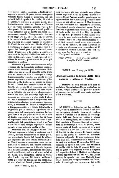 Annali della giurisprudenza italiana raccolta generale delle decisioni delle Corti di cassazione e d'appello in materia civile, criminale, commerciale, di diritto pubblico e amministrativo, e di procedura civile e penale