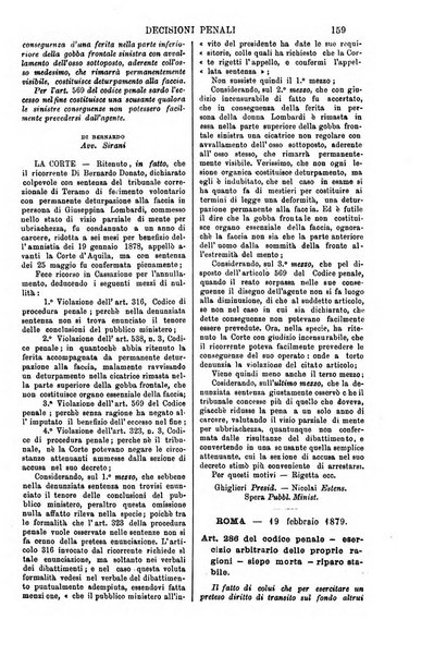 Annali della giurisprudenza italiana raccolta generale delle decisioni delle Corti di cassazione e d'appello in materia civile, criminale, commerciale, di diritto pubblico e amministrativo, e di procedura civile e penale