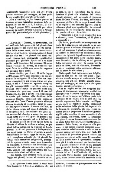 Annali della giurisprudenza italiana raccolta generale delle decisioni delle Corti di cassazione e d'appello in materia civile, criminale, commerciale, di diritto pubblico e amministrativo, e di procedura civile e penale