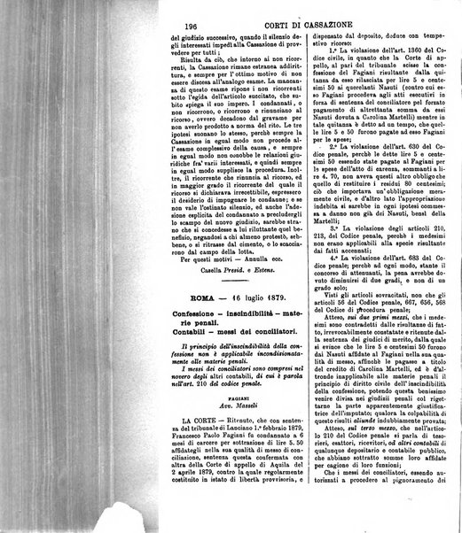 Annali della giurisprudenza italiana raccolta generale delle decisioni delle Corti di cassazione e d'appello in materia civile, criminale, commerciale, di diritto pubblico e amministrativo, e di procedura civile e penale